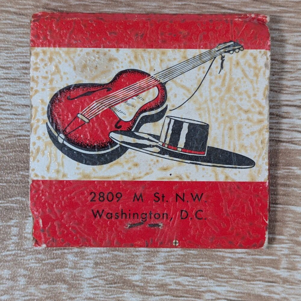 Vintage El Tio Pepe Spanish Restaurant Matchbook Georgetown Washington DC